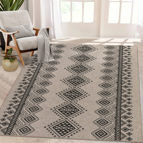 Union Rustic Kievan Machine Washable Moroccan Rug Wayfair